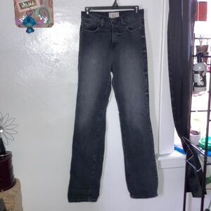 BDG urban outfitters Classic Black Denim Jeans high rise slim size 26 long NWOT